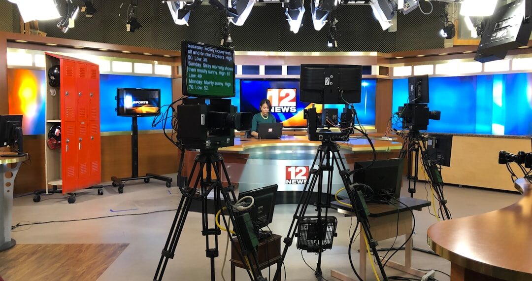 Television News Studio