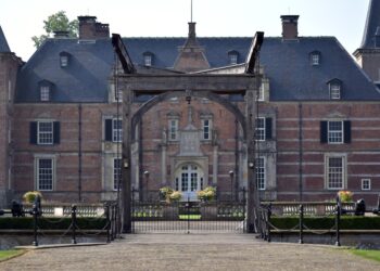 An imposing castle with a drawbridge (Middle Ages - history - culture)