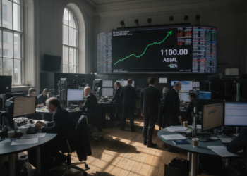 AEX voor het eerst boven 1100 punten door koerssprong ASML
