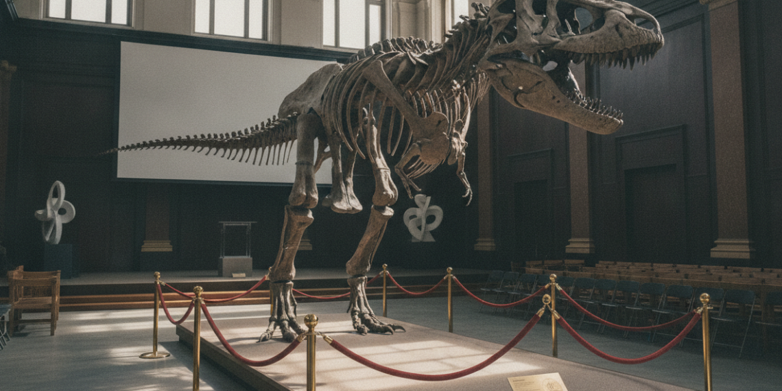 T. rex-skelet geveild voor 44 miljoen euro breekt record